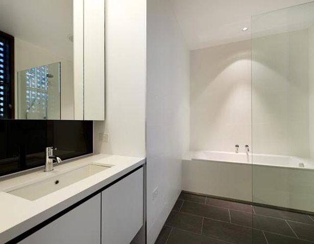 Newly renovated bathroom sink